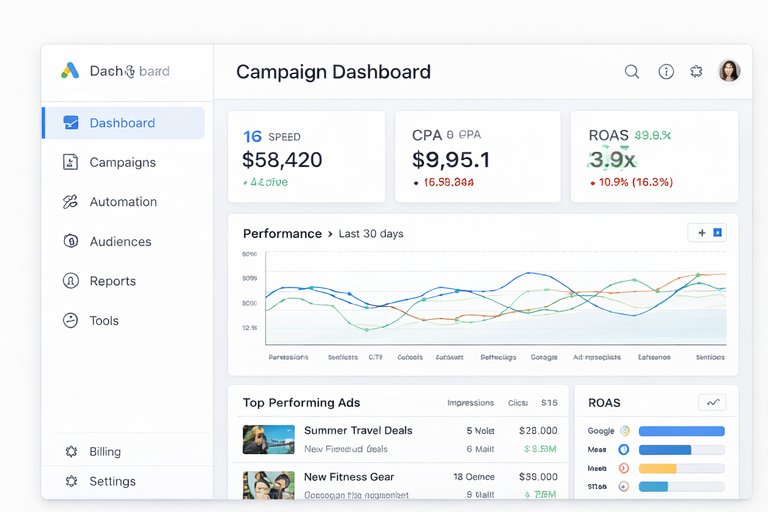 Digital Advertising Management Platform screenshot 1