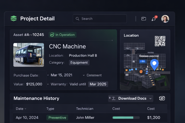 Enterprise Asset Management Platform screenshot 1