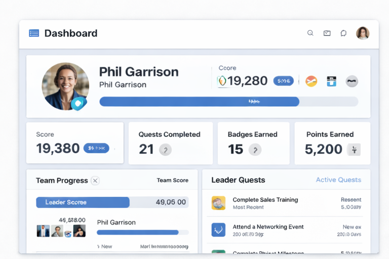 HR Platform with Gamification screenshot 1